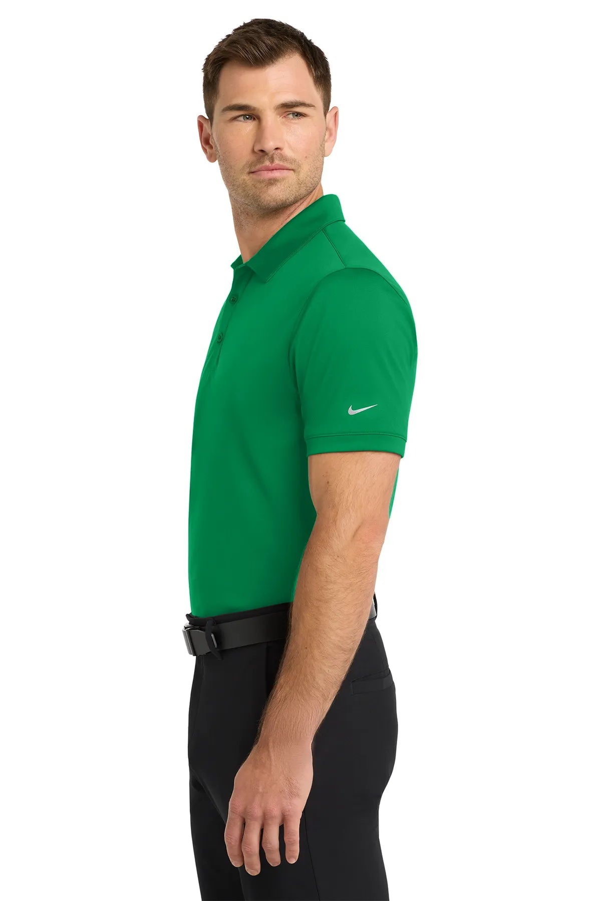 Nike Dri-FIT Players Modern Fit Polo. 799802 Pine Green_3