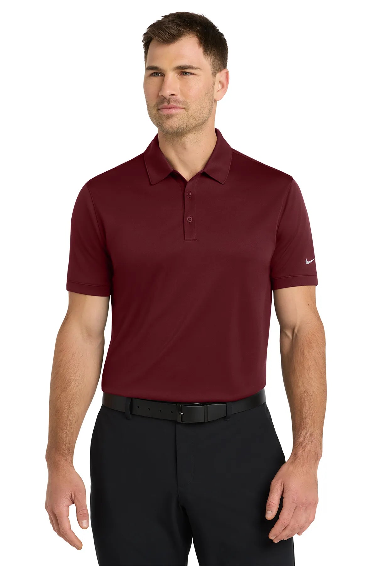 Nike Dri-FIT Players Modern Fit Polo. 799802 Team Red_1
