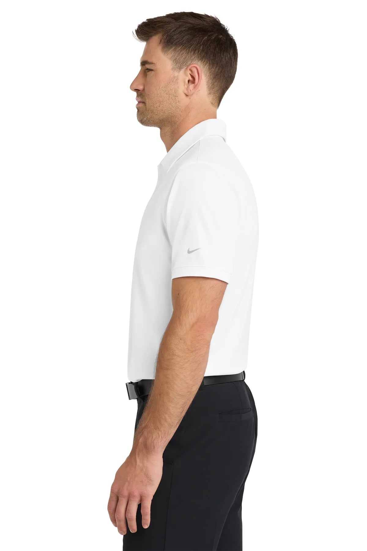 Nike Dri-FIT Players Modern Fit Polo. 799802 White_3