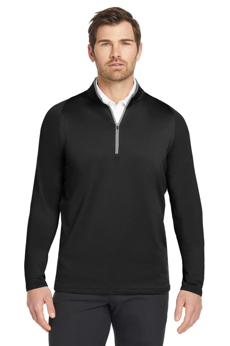 Nike Dri-FIT Stretch 1/2-Zip Cover-Up. 779795 Black Dark Grey_1