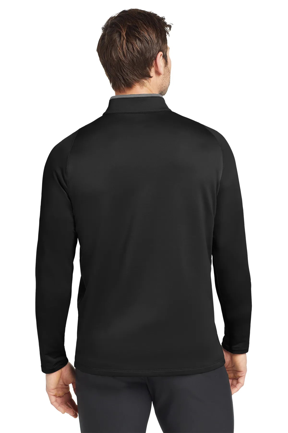 Nike Dri-FIT Stretch 1/2-Zip Cover-Up. 779795 Black Dark Grey_2