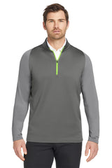 Nike Dri-FIT Stretch 1/2-Zip Cover-Up. 779795 Dark Grey Cool Grey Volt_1