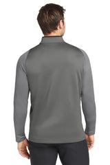 Nike Dri-FIT Stretch 1/2-Zip Cover-Up. 779795 Dark Grey Cool Grey Volt_2