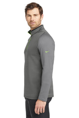 Nike Dri-FIT Stretch 1/2-Zip Cover-Up. 779795 Dark Grey Cool Grey Volt_3