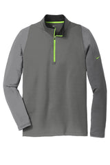 Nike Dri-FIT Stretch 1/2-Zip Cover-Up. 779795 Dark Grey Cool Grey Volt_4