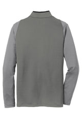 Nike Dri-FIT Stretch 1/2-Zip Cover-Up. 779795 Dark Grey Cool Grey Volt_5