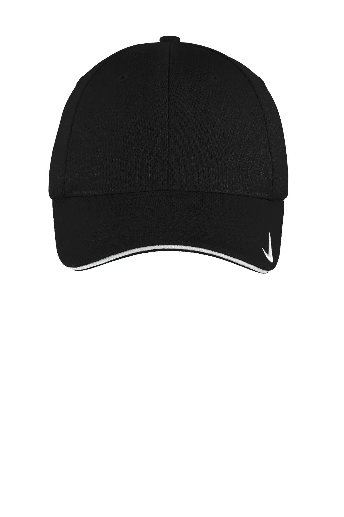 Nike Dri-FIT Stretch Mesh Sandwich Bill Cap NKFD9718 Black White_2