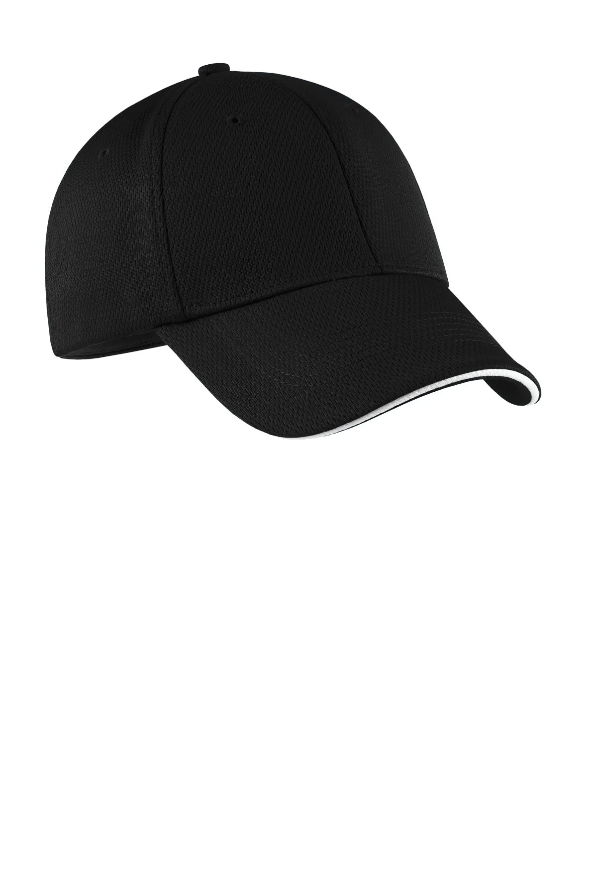 Nike Dri-FIT Stretch Mesh Sandwich Bill Cap NKFD9718 Black White_4