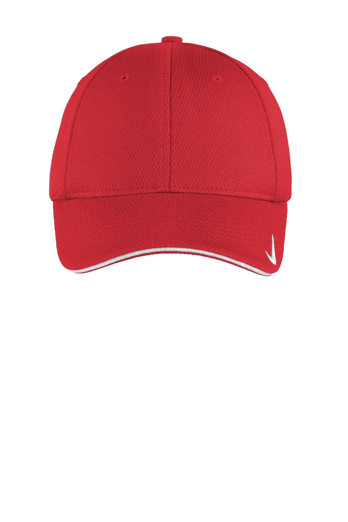 Nike Dri-FIT Stretch Mesh Sandwich Bill Cap NKFD9718 University Red White_2