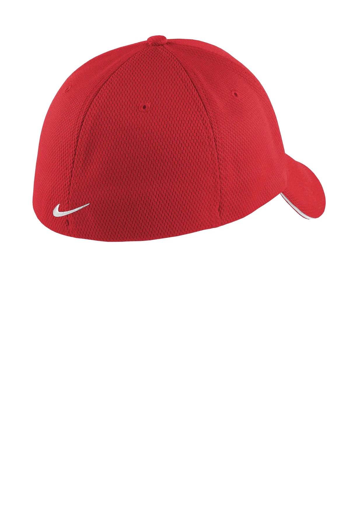 Nike Dri-FIT Stretch Mesh Sandwich Bill Cap NKFD9718 University Red White_3
