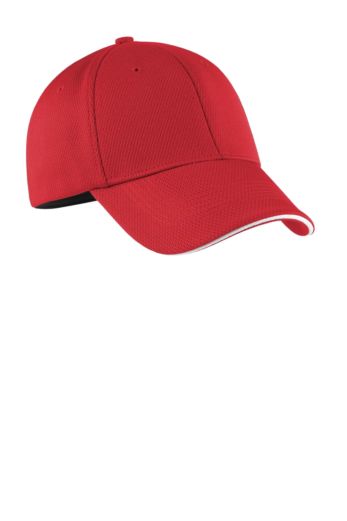 Nike Dri-FIT Stretch Mesh Sandwich Bill Cap NKFD9718 University Red White_4