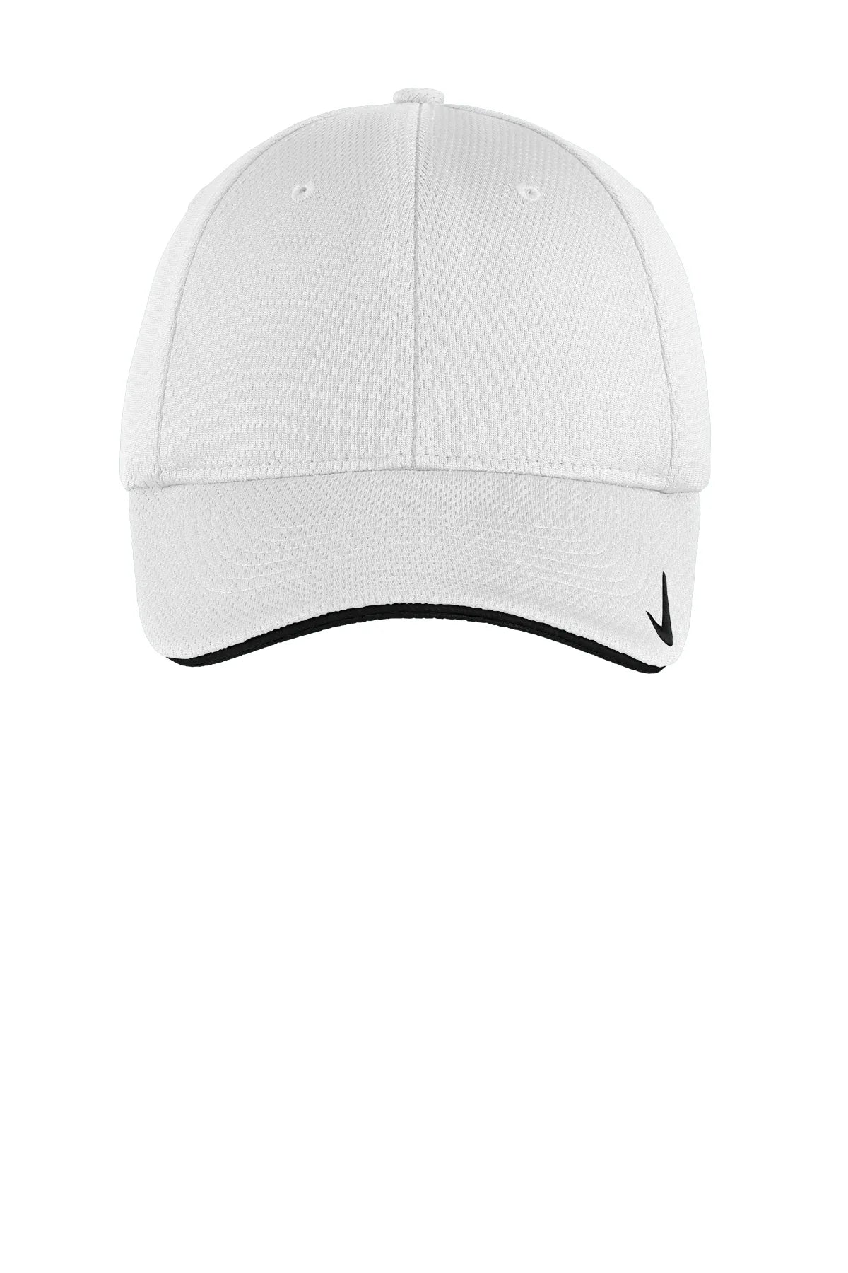 Nike Dri-FIT Stretch Mesh Sandwich Bill Cap NKFD9718 White Black_2