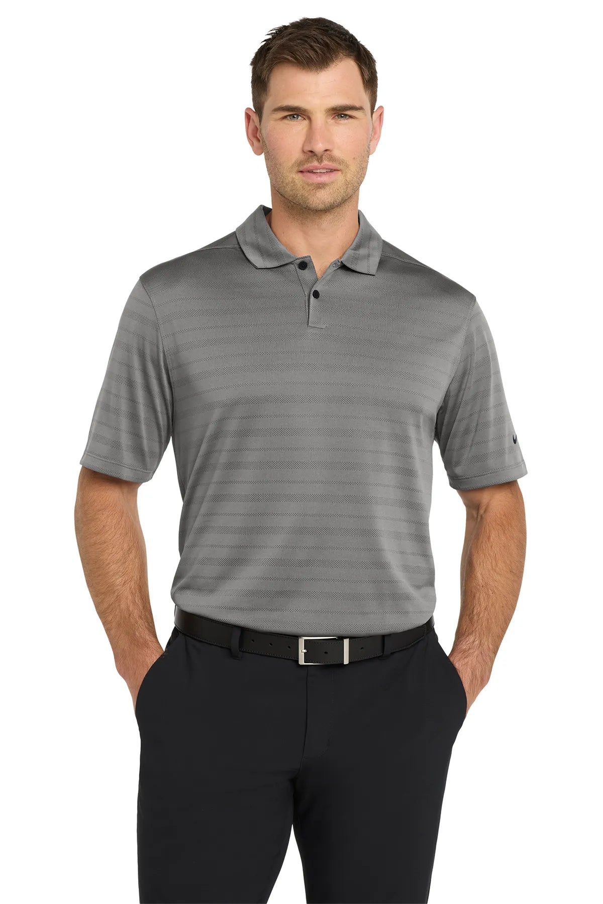 Nike Dri-FIT Vapor Jacquard Polo NKDC2115 Dark Grey_1