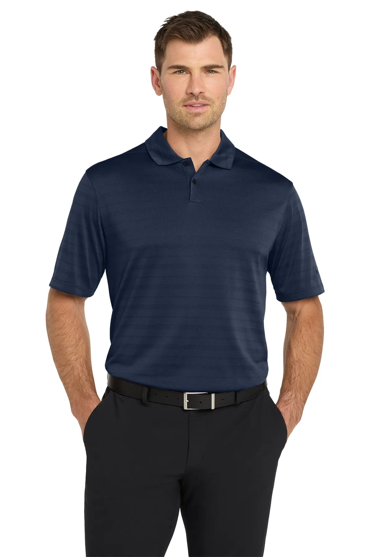 Nike Dri-FIT Vapor Jacquard Polo NKDC2115 Navy_1