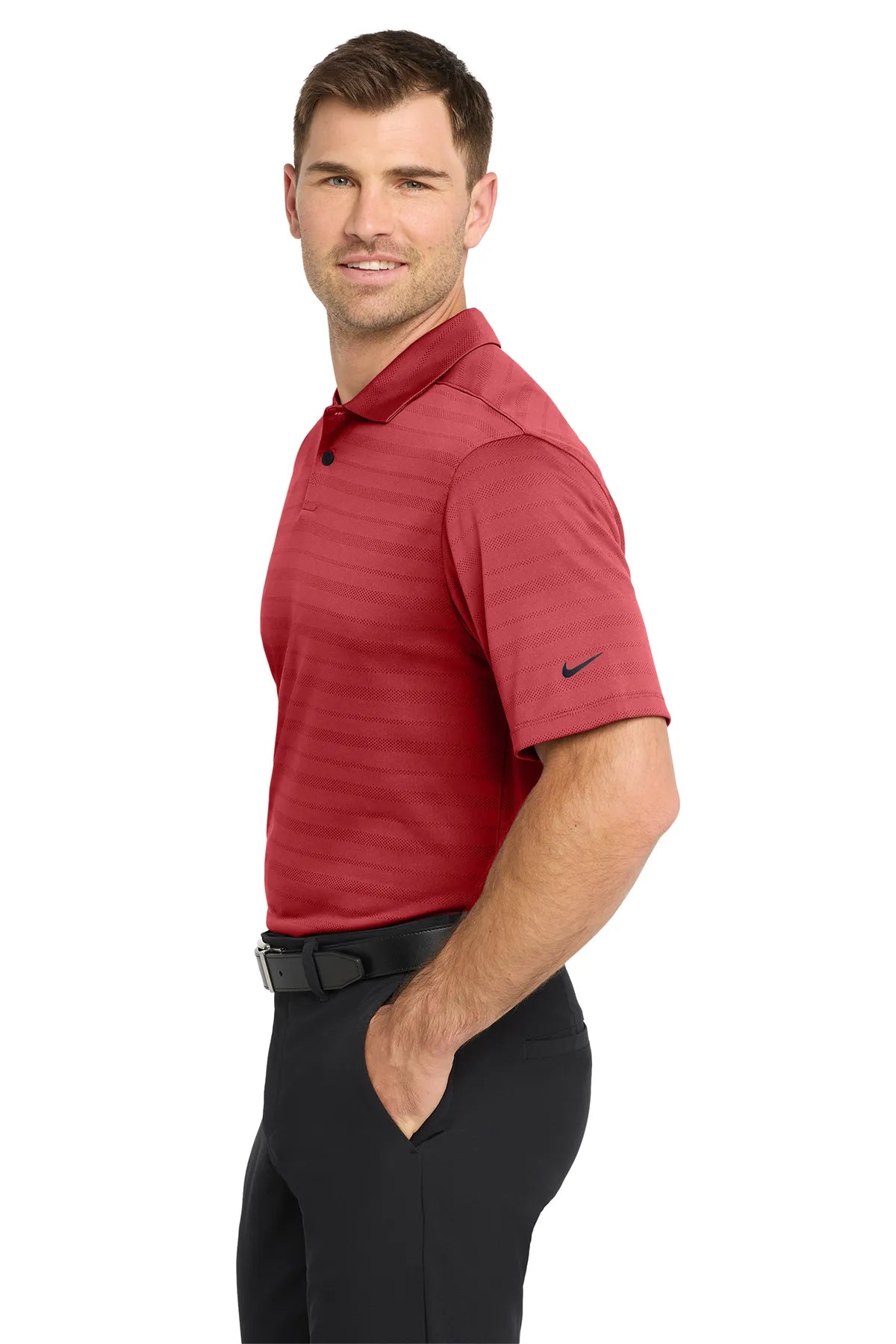 Nike Dri-FIT Vapor Jacquard Polo NKDC2115 Team Red_3