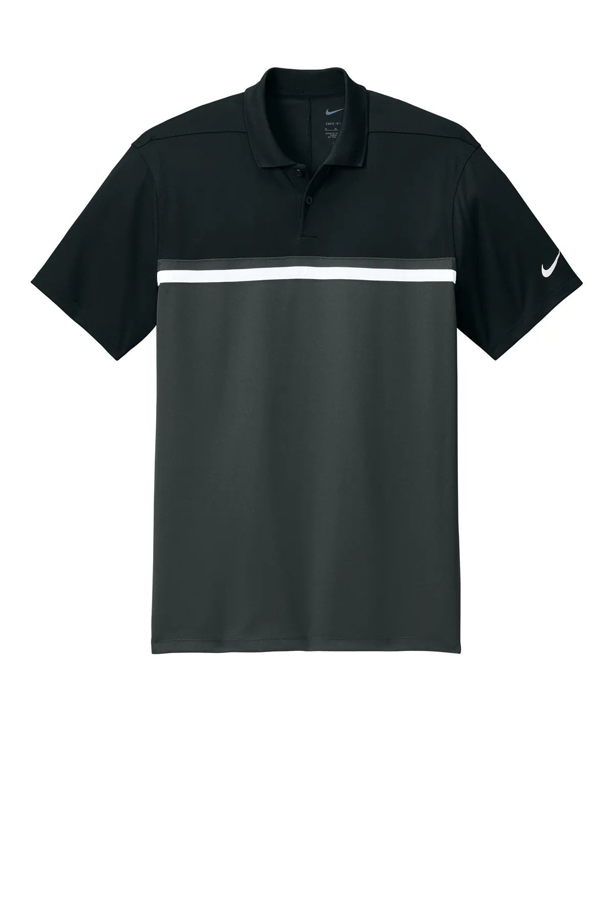 Nike Dri-FIT Victory Colorblock Polo NKFQ3968 Anthracite White_4