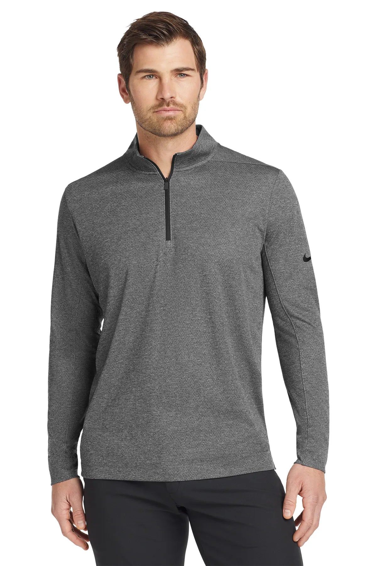 Nike Dry 1/2-Zip Cover-Up NKBV6044 Black Heather_1