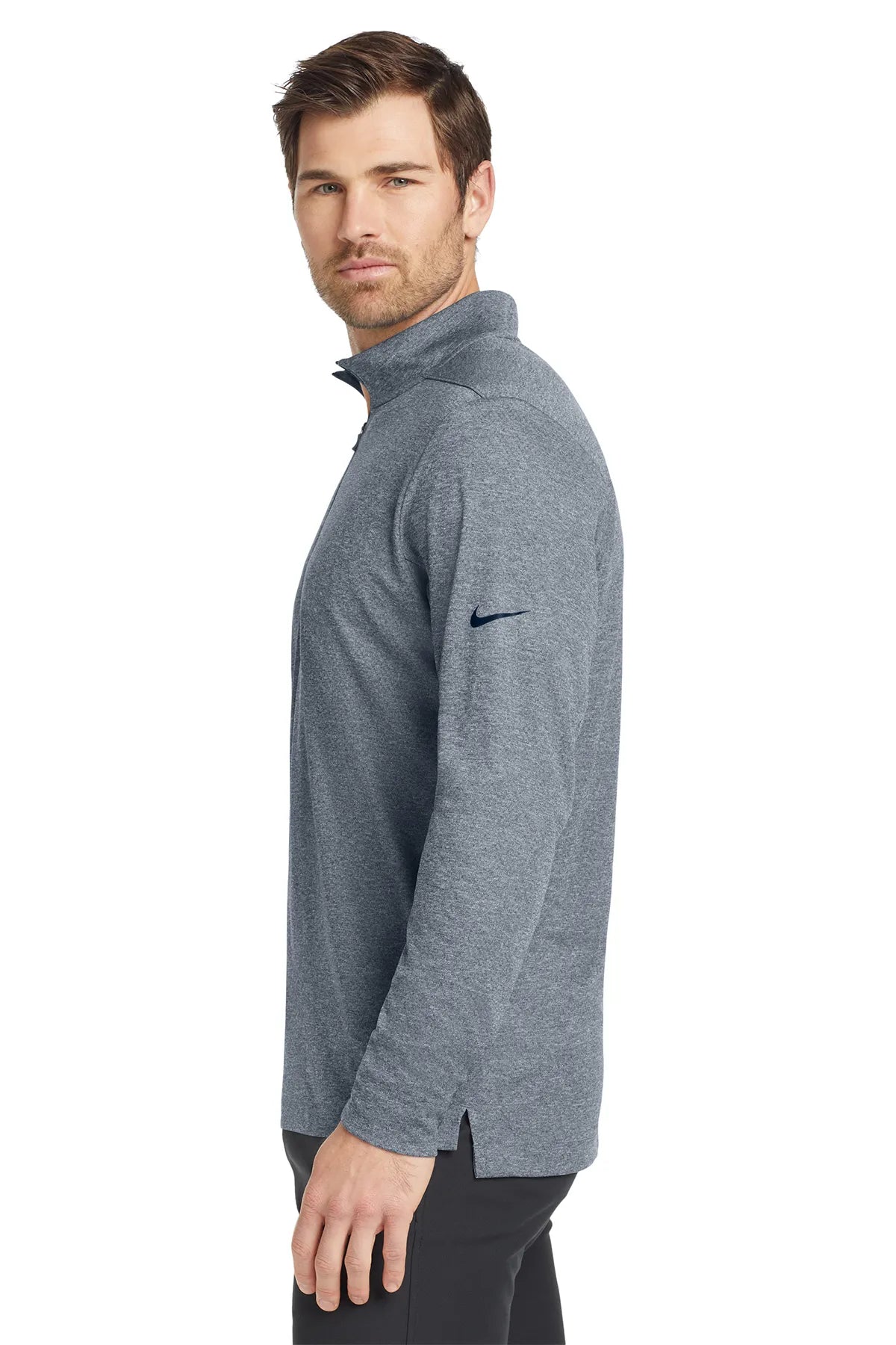 Nike Dry 1/2-Zip Cover-Up NKBV6044 Navy Heather_3