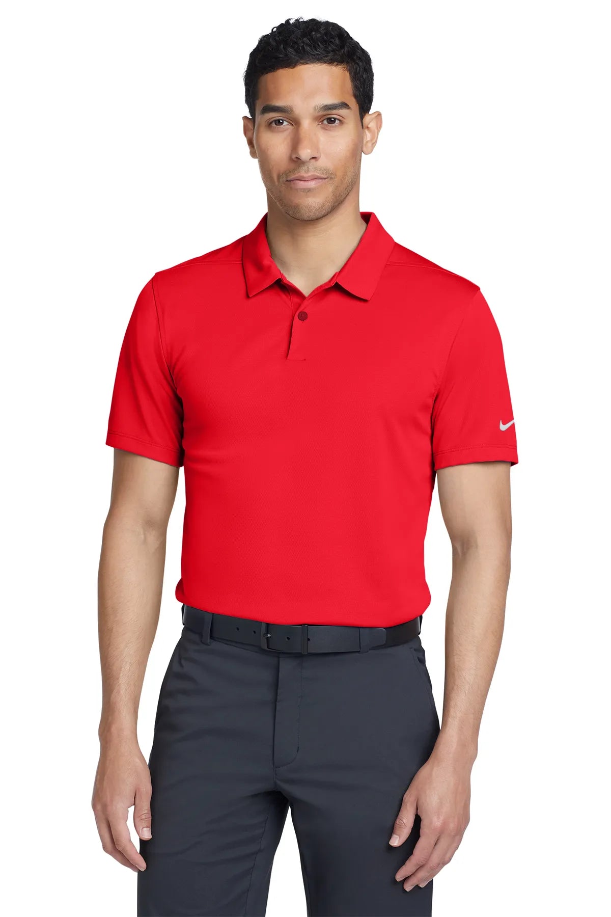 Nike Dry Essential Solid Polo NKBV6042 University Red_1