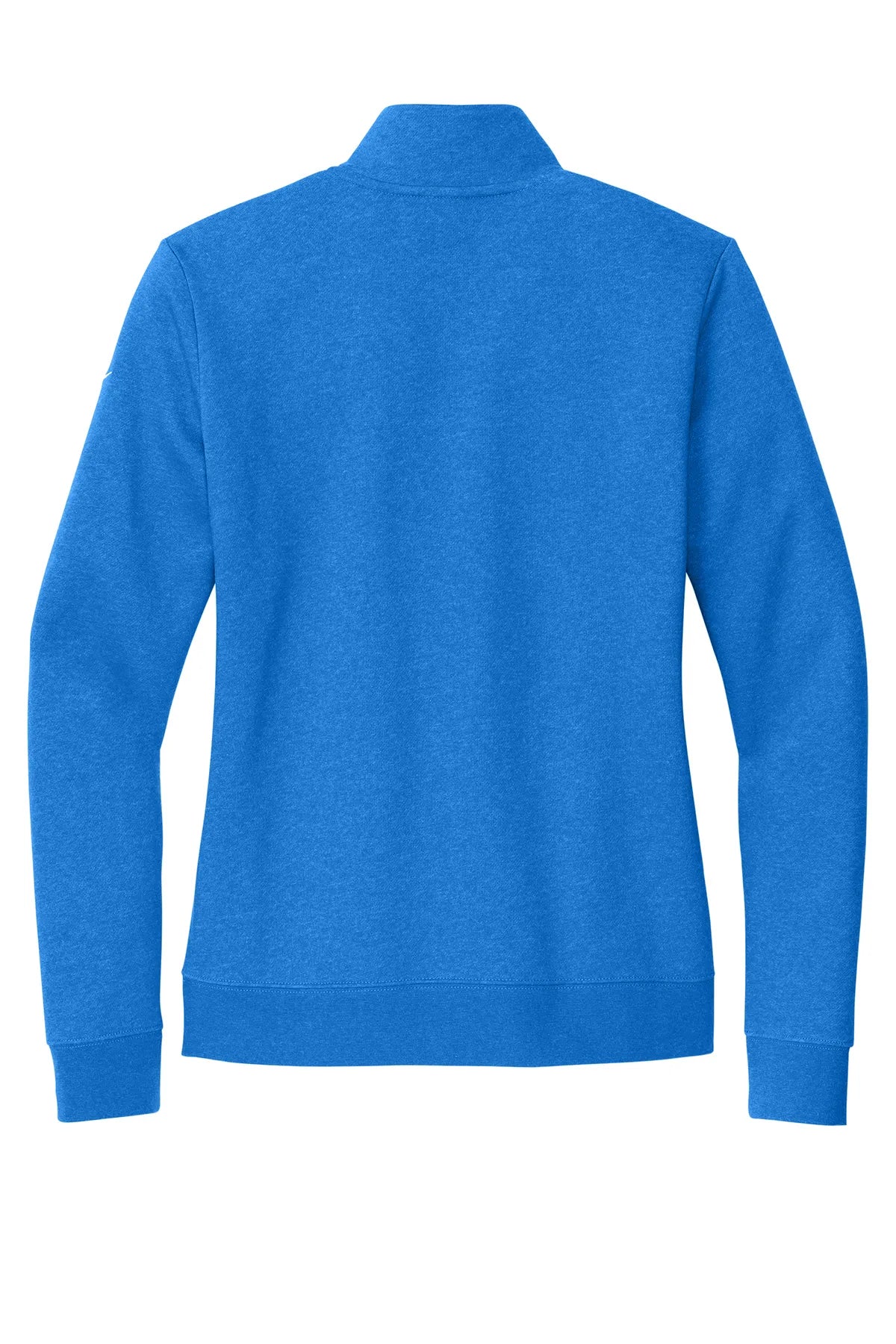 Nike Ladies Club Fleece Sleeve Swoosh 1/2-Zip NKDX6720 Light Game_4