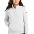 Nike Ladies Club Fleece Sleeve Swoosh 1/2-Zip NKDX6720 White_1