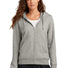 Nike Ladies Club Fleece Sleeve Swoosh Full-Zip Hoodie NKFD9890 Dark Grey Heather_1