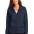 Nike Ladies Club Fleece Sleeve Swoosh Full-Zip Hoodie NKFD9890 Midnight Navy_1