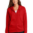 Nike Ladies Club Fleece Sleeve Swoosh Full-Zip Hoodie NKFD9890 University Red_1