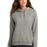 Nike Ladies Club Fleece Sleeve Swoosh Pullover Hoodie NKFD9889 Dark Grey_1