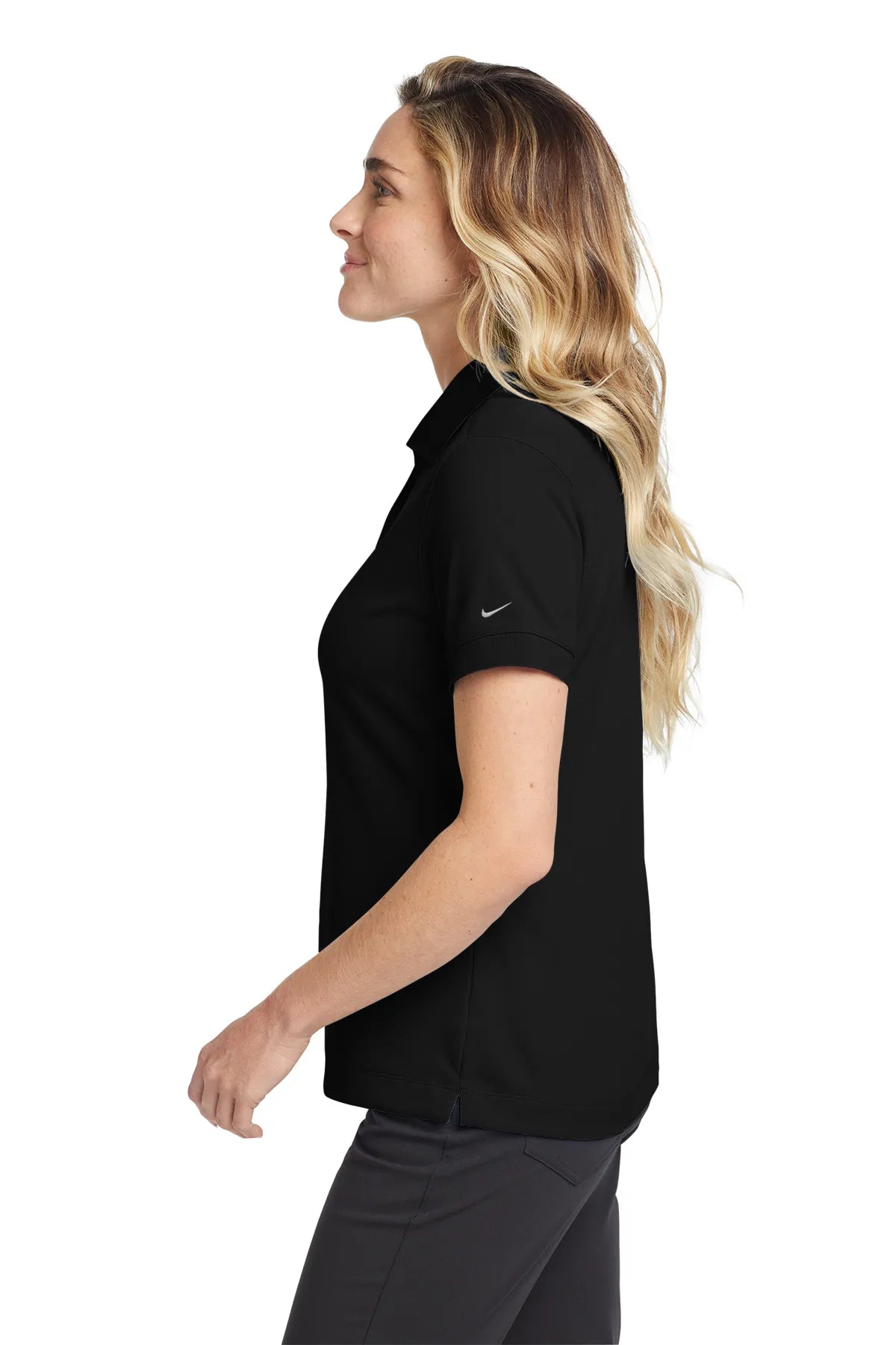 Nike Ladies Dri-FIT Classic Polo.  286772 Black_3