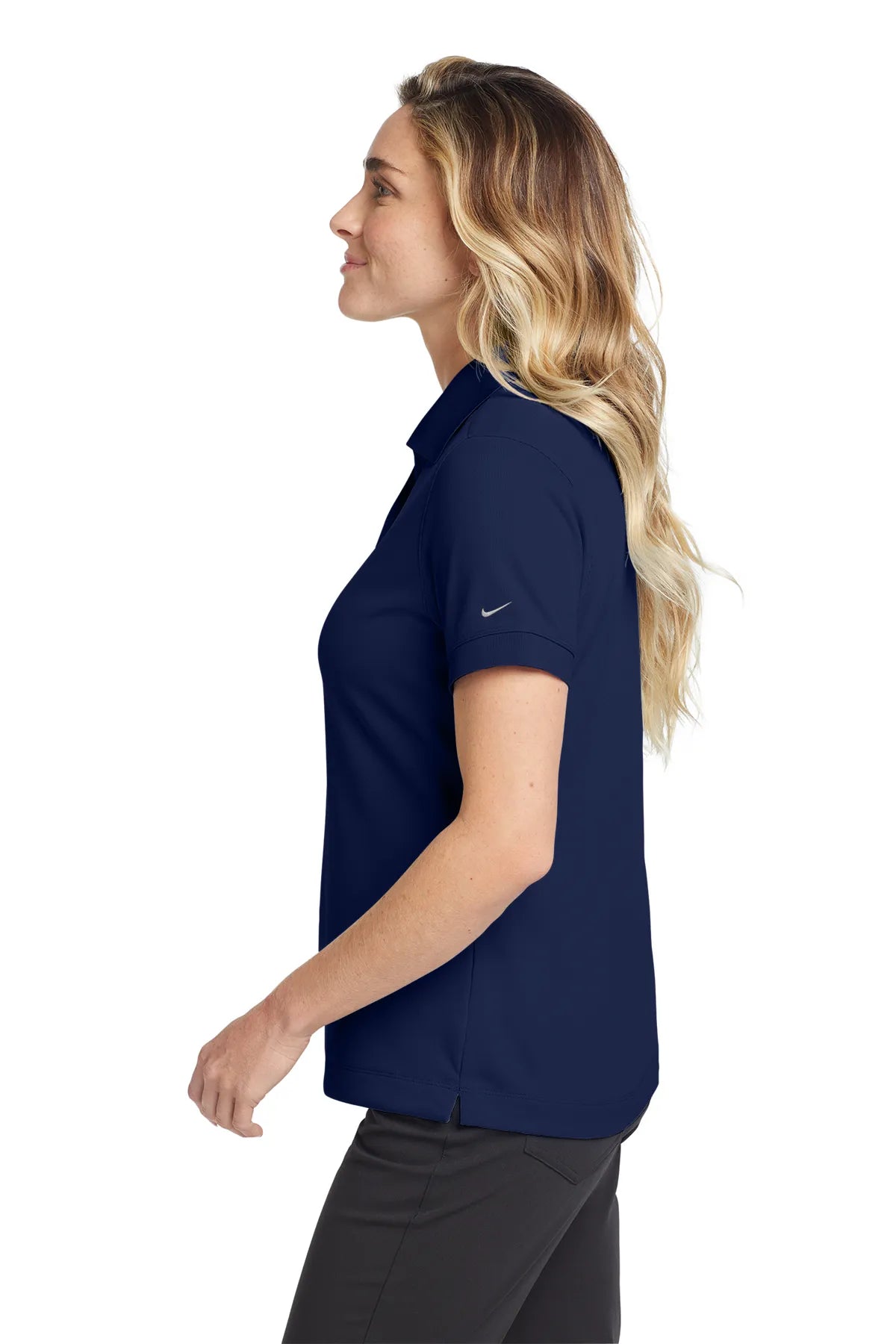 Nike Ladies Dri-FIT Classic Polo.  286772 Midnight Navy_3