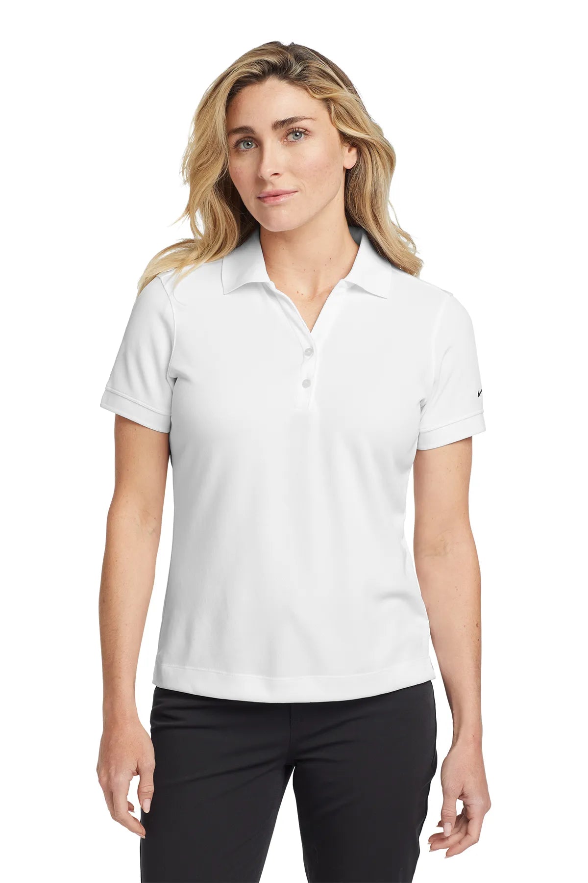 Nike Ladies Dri-FIT Classic Polo.  286772 White_1