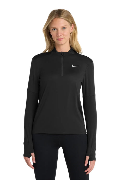 Nike Ladies Dri-FIT Element 1/2-Zip Top NKDH4951 Black_1