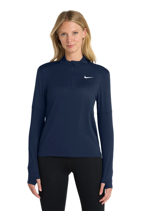 Nike Ladies Dri-FIT Element 1/2-Zip Top NKDH4951 Navy_1