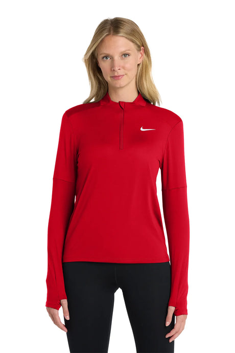 Nike Ladies Dri-FIT Element 1/2-Zip Top NKDH4951 Scarlet_1