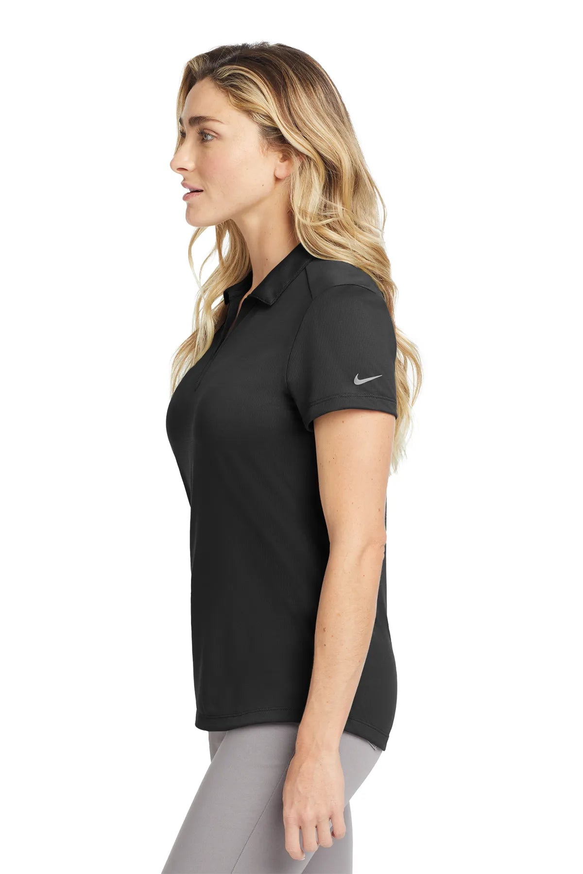 Nike Ladies Dri-FIT Legacy Polo. 838957 Black_3