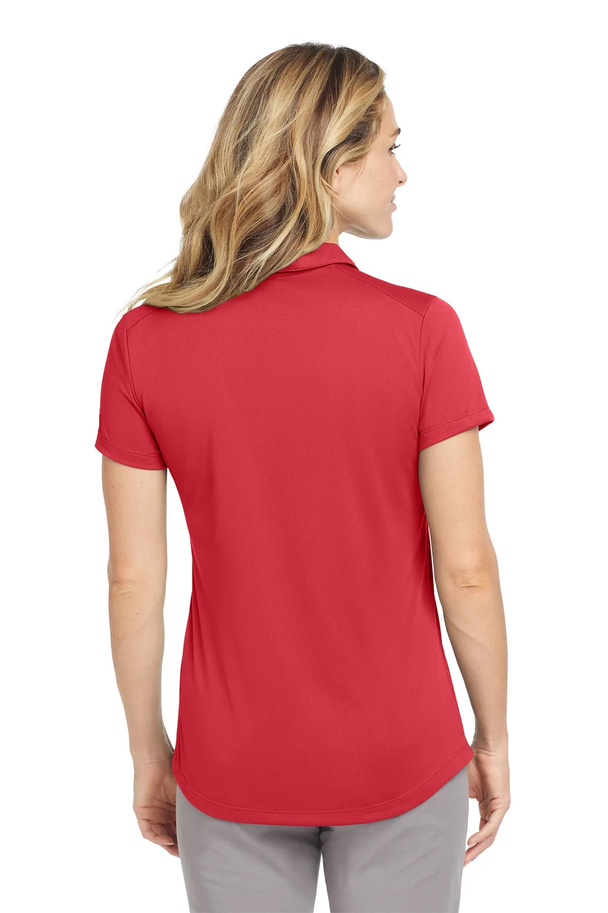 Nike Ladies Dri-FIT Legacy Polo. 838957 Gym Red_2