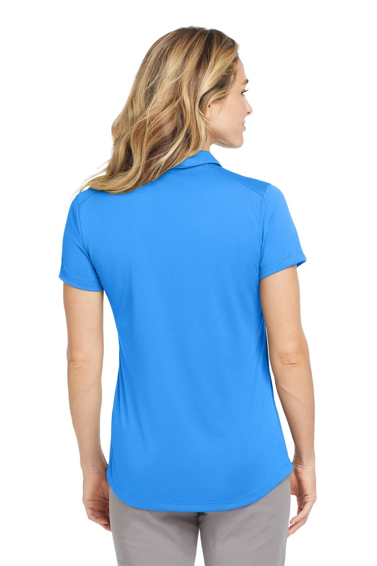 Nike Ladies Dri-FIT Legacy Polo. 838957 Light Photo Blue_2