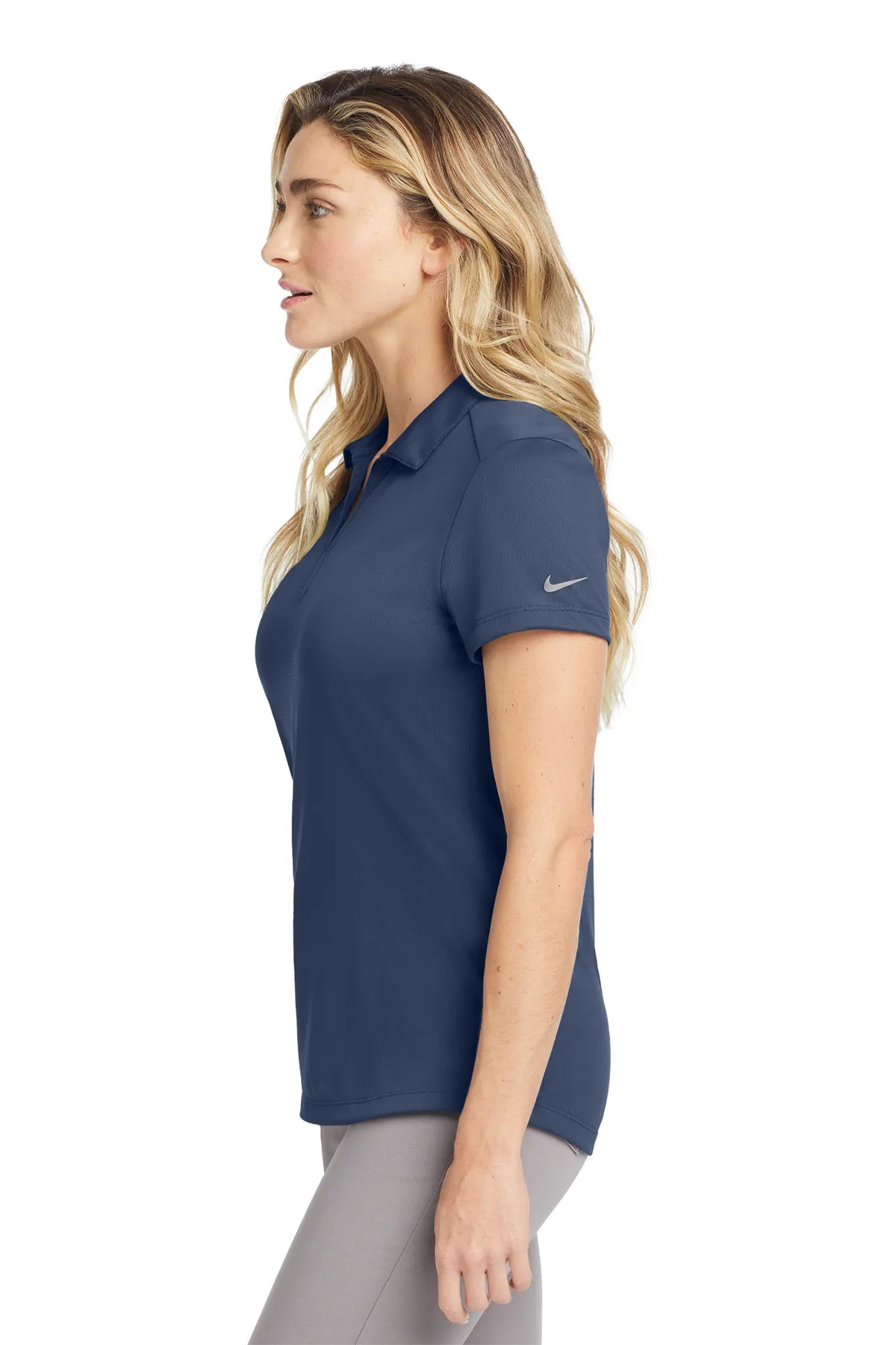 Nike Ladies Dri-FIT Legacy Polo. 838957 Midnight Navy_3
