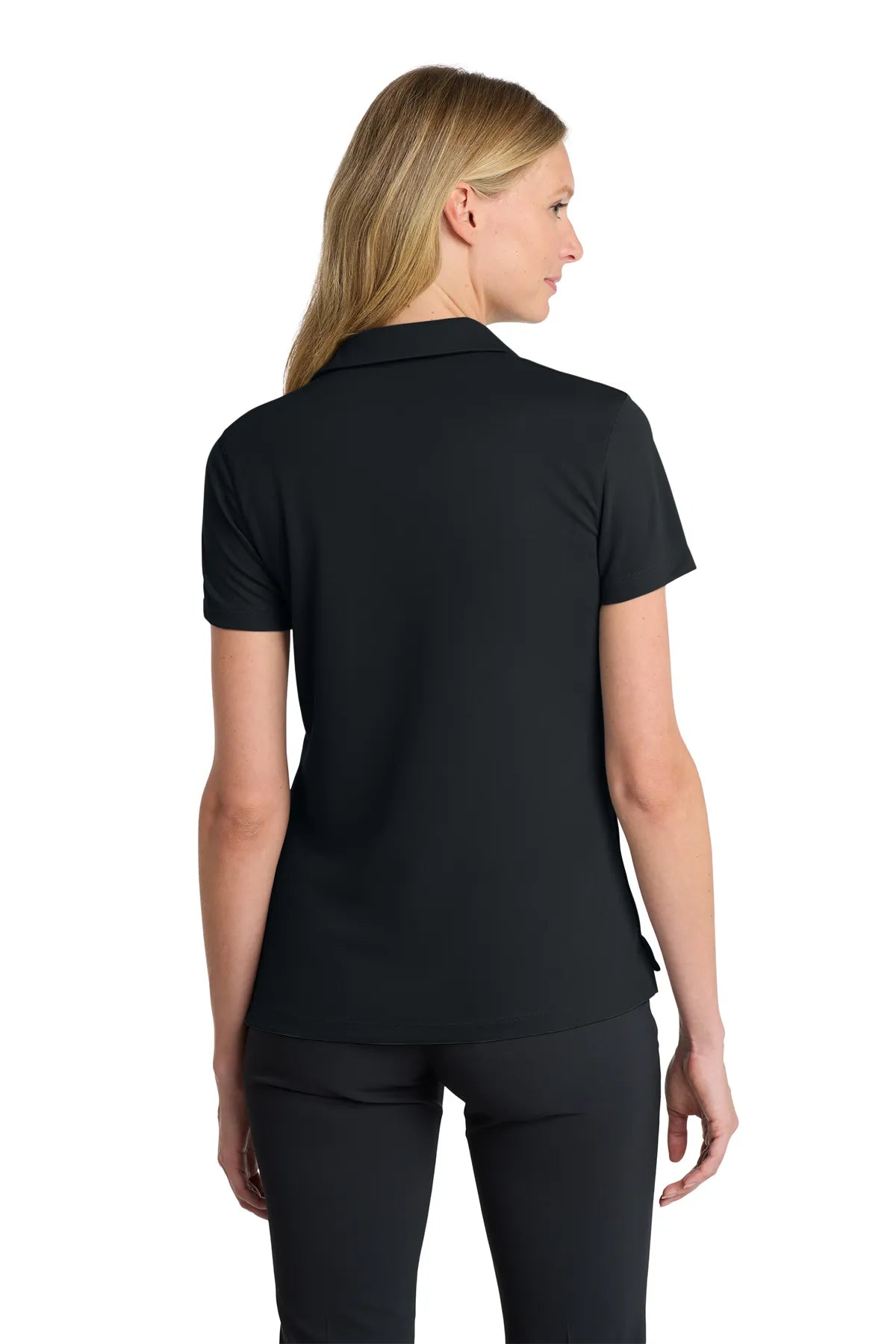 Nike Ladies Dri-FIT Micro Pique 2.0 Polo NKDC1991 Black_2
