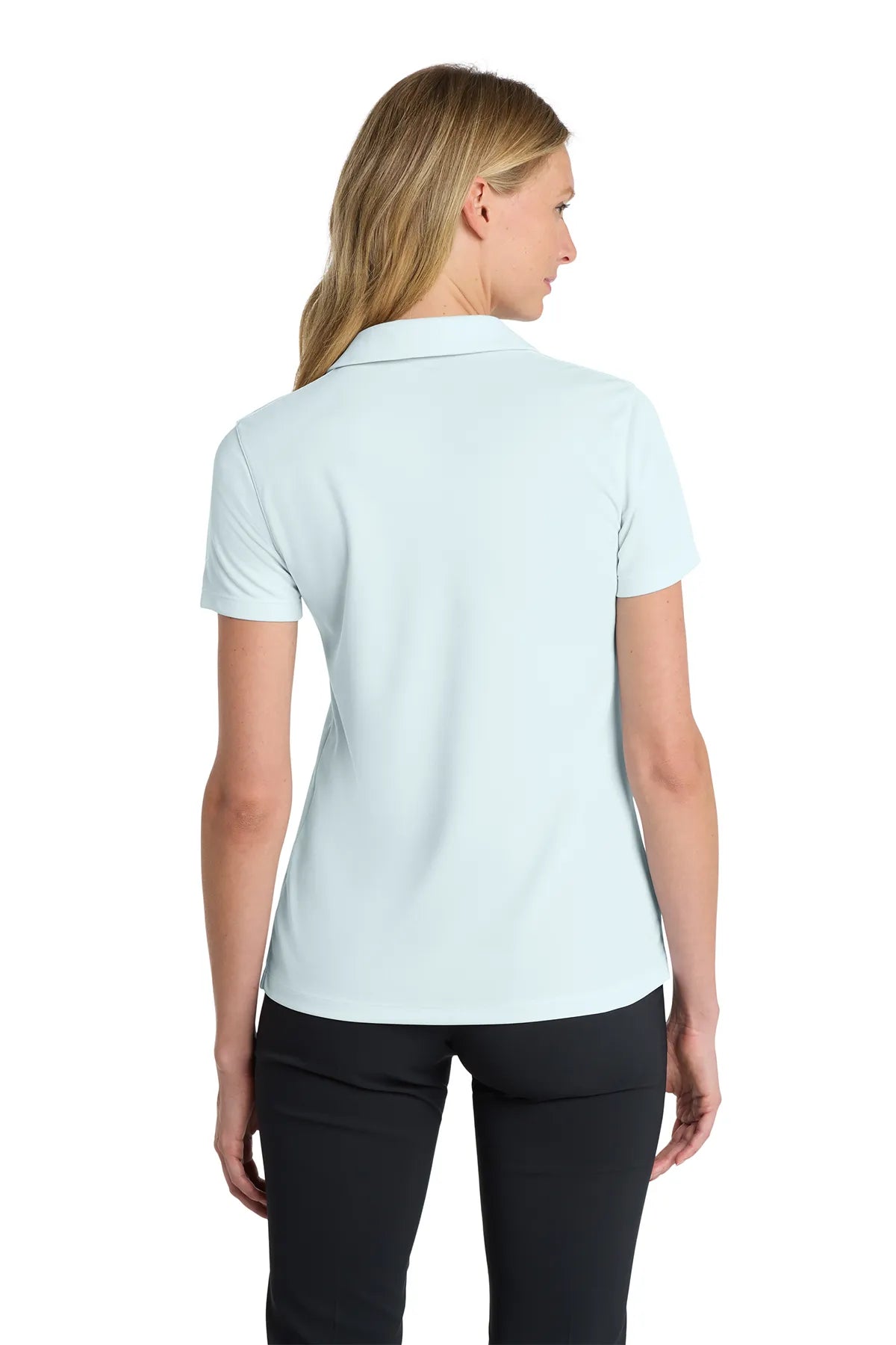 Nike Ladies Dri-FIT Micro Pique 2.0 Polo NKDC1991 Blue Tint_2