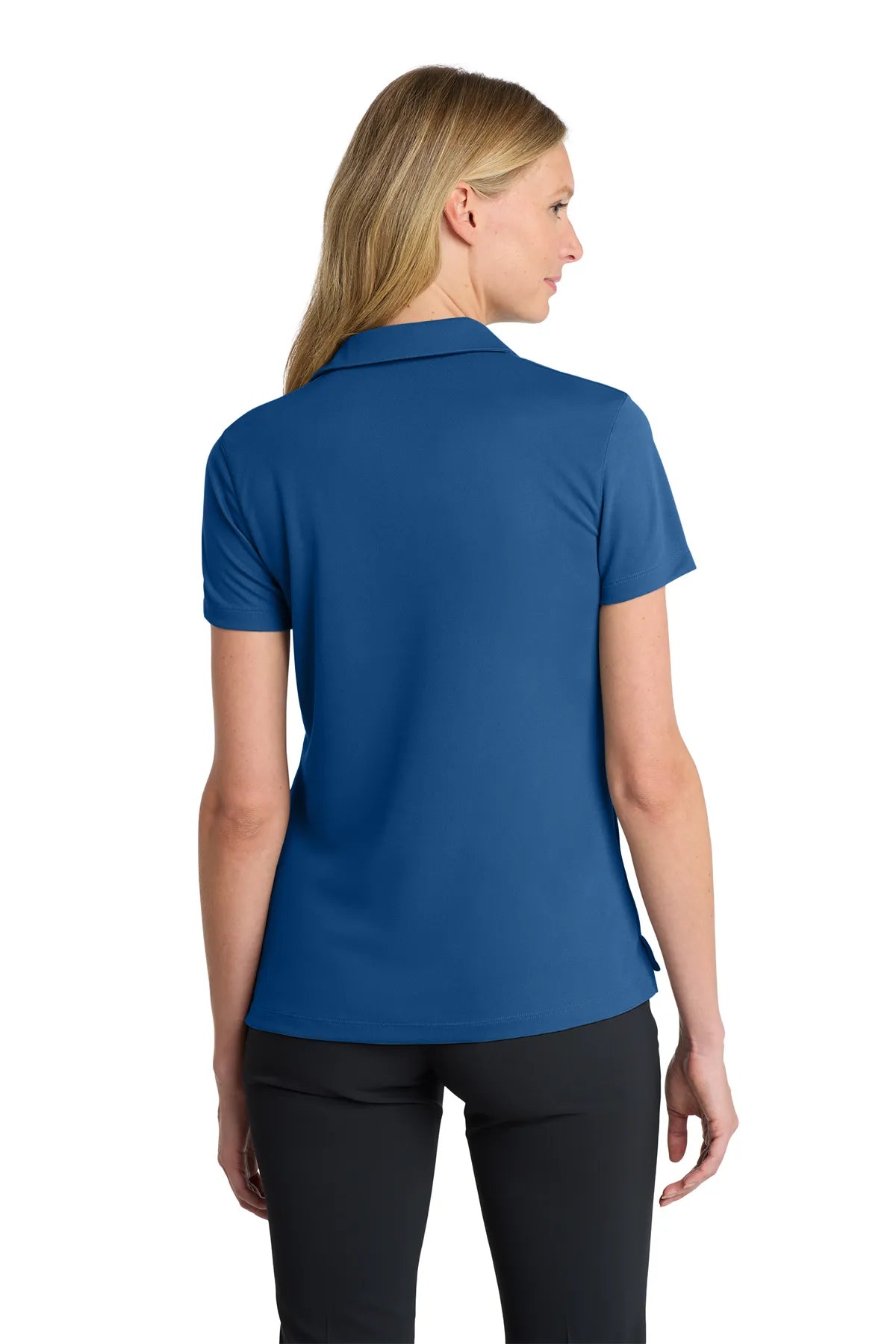 Nike Ladies Dri-FIT Micro Pique 2.0 Polo NKDC1991 Gym Blue_2