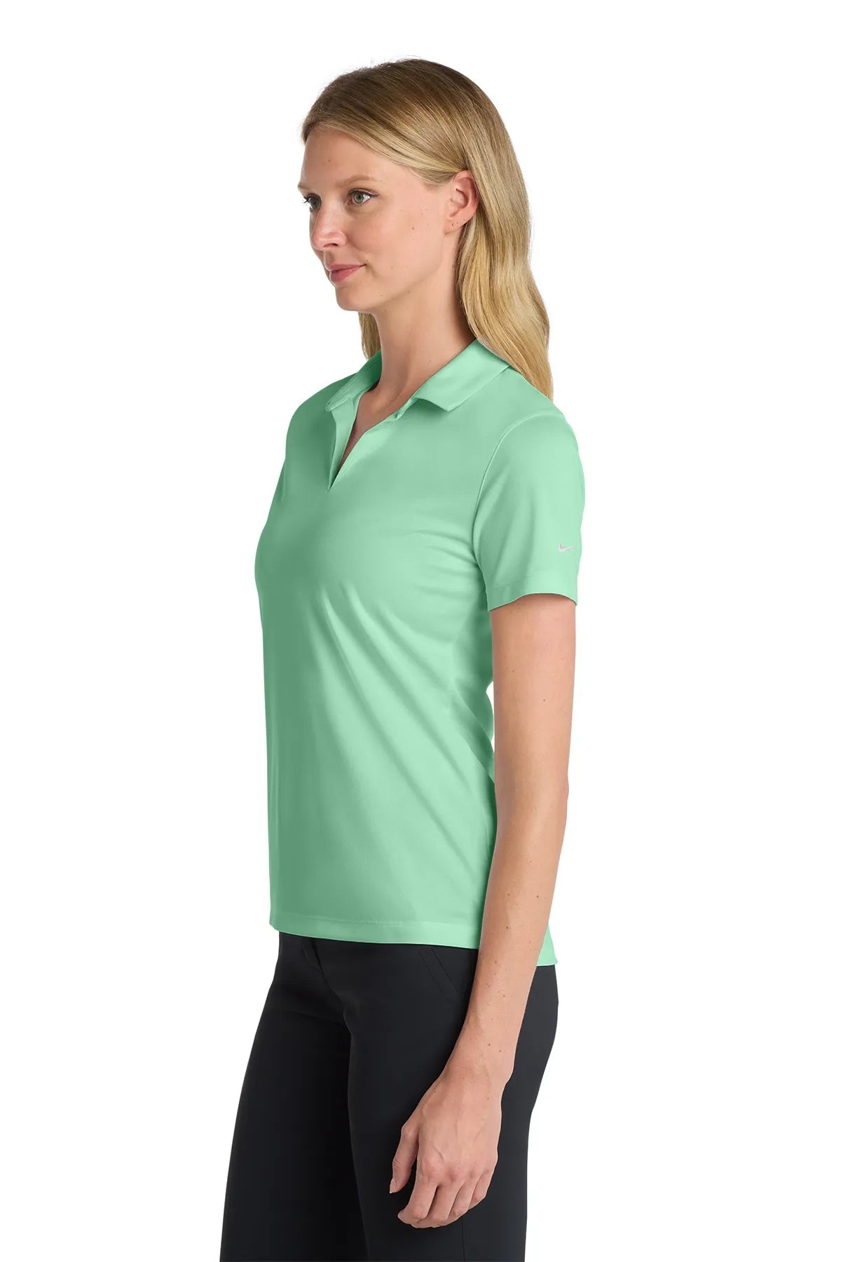 Nike Ladies Dri-FIT Micro Pique 2.0 Polo NKDC1991 Mint_3