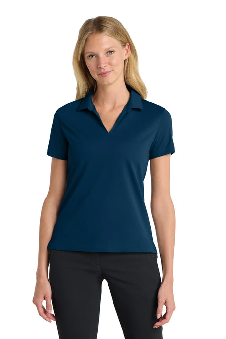 Nike Ladies Dri-FIT Micro Pique 2.0 Polo NKDC1991 Navy_1