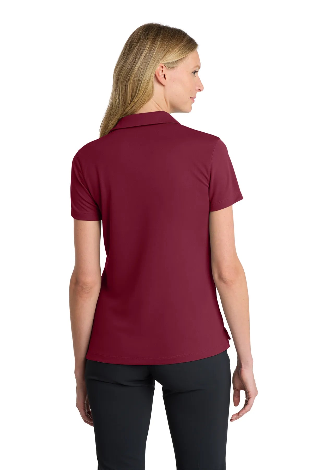 Nike Ladies Dri-FIT Micro Pique 2.0 Polo NKDC1991 Team Red_2