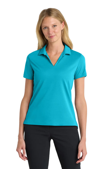 Nike Ladies Dri-FIT Micro Pique 2.0 Polo NKDC1991 Tidal Blue_1