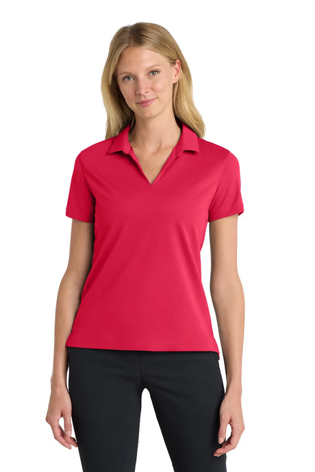 Nike Ladies Dri-FIT Micro Pique 2.0 Polo NKDC1991  University Red_1