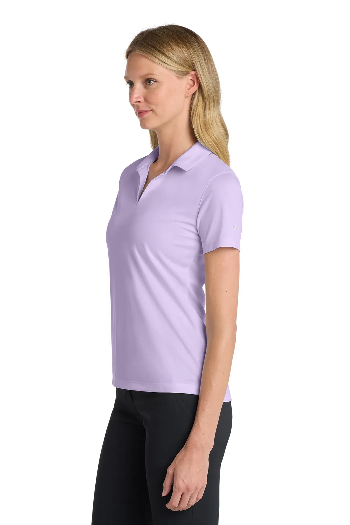 Nike Ladies Dri-FIT Micro Pique 2.0 Polo NKDC1991  Urban Lilac_3