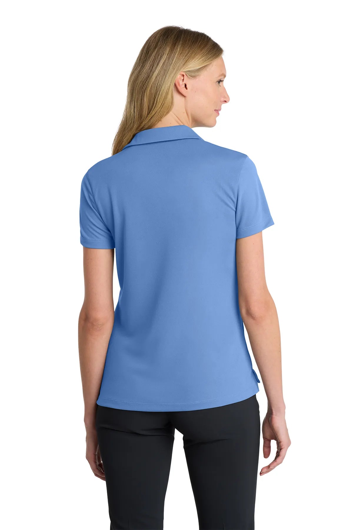 Nike Ladies Dri-FIT Micro Pique 2.0 Polo NKDC1991  Valor Blue_2