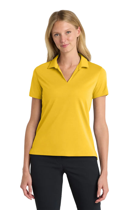 Nike Ladies Dri-FIT Micro Pique 2.0 Polo NKDC1991  Varsity Maize_1